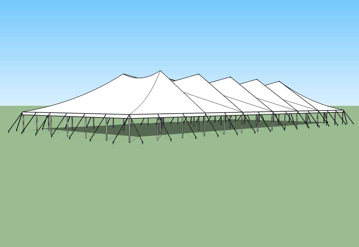 60x140 High Peak Party Tent